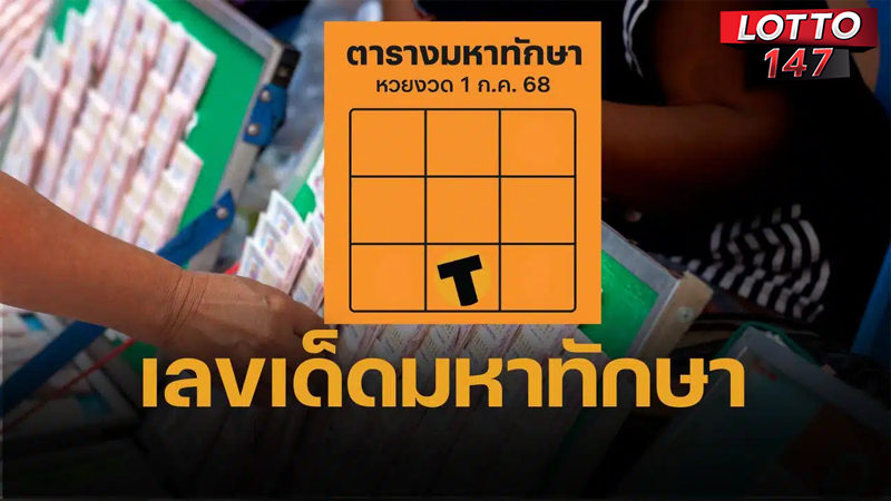 เลขเด็ดมหาทักษา 01/07/68