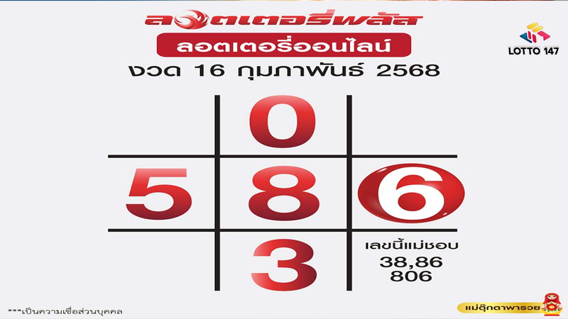 ตารางแม่ตุ๊กตาพารวย