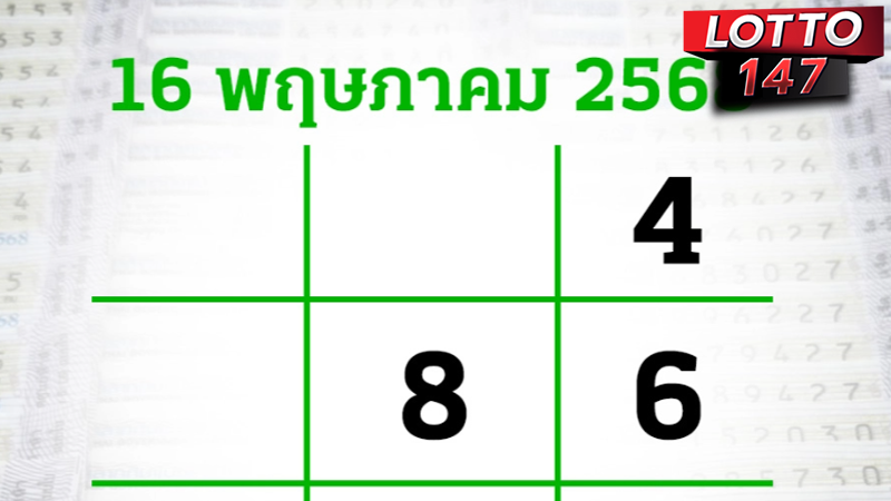 หวยไทยรัฐ 16/05/68