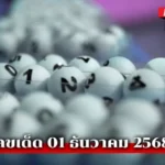 เลขเด็ดงวดนี้01/12/68