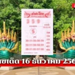 เลขเด็ดคำชะโนด16/12/68 มาแรง!