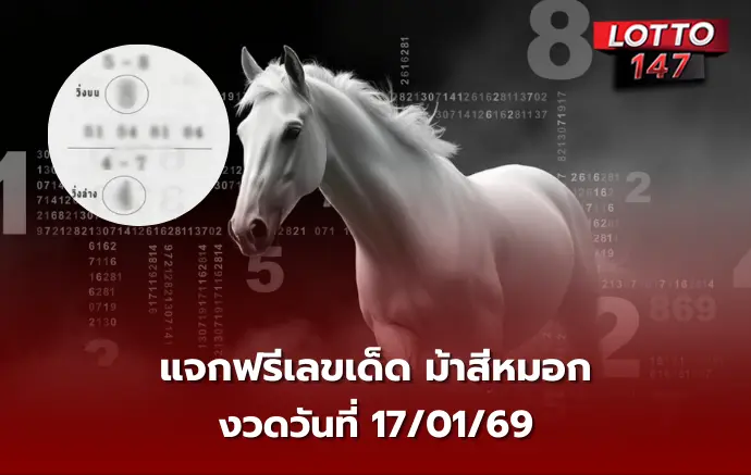 เลขเด็ดม้าสีหมอก 17/01/69